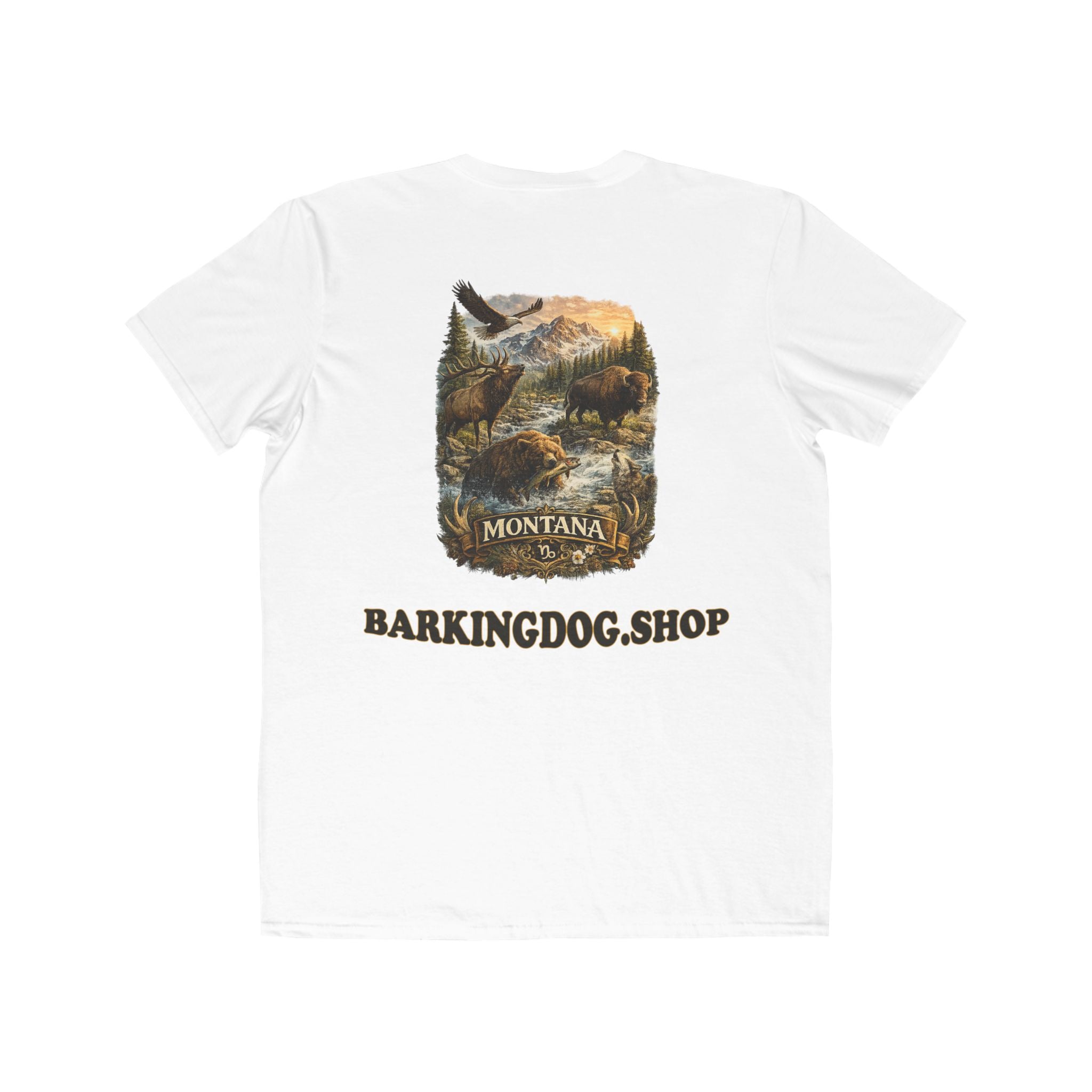 Montana Wilderness Western Graphic Men's T-Shirt