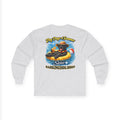 Black Labrador Dog Days of Summer Inner Tube Long Sleeve T Shirt Beach Collection Floating Dog Graphic Tee Wag On BarkingDog Shop