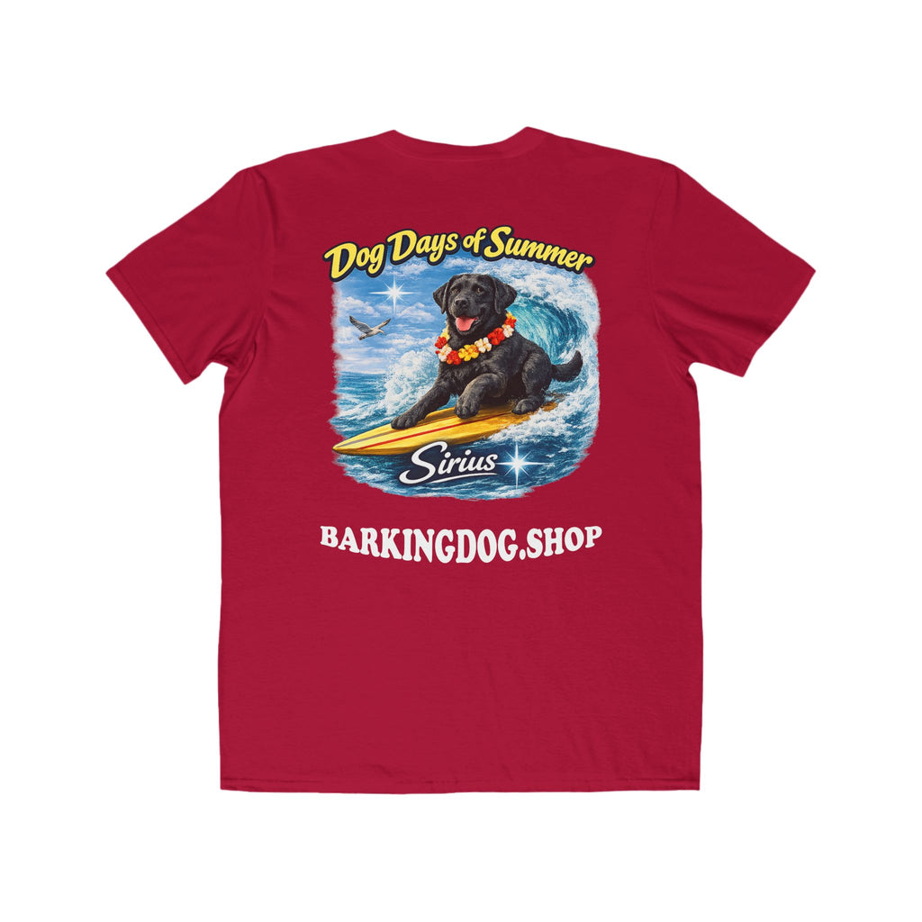 Black Labrador Surfboard T-Shirt Wag On™ Dog Days of Summer